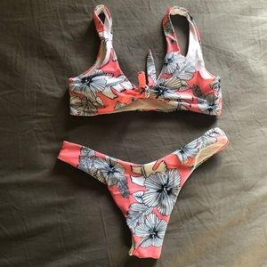 Floral Print Bikini Set